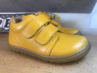 Lurchi Noah Yellow - kožená dětská celoroční obuv vel.: 30