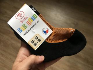 Ponožky Surtex - 70 % merinové vlny vel.: 12-13 cm oranžové