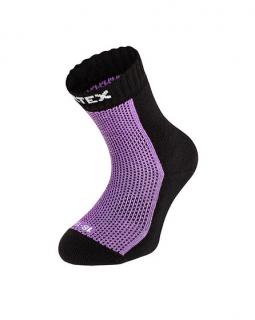 Ponožky Surtex - 70 % merinové vlny vel.: 14-15 cm fialové