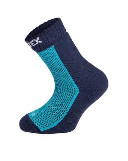 Ponožky Surtex - 70 % merinové vlny vel.: 14-15 cm modré