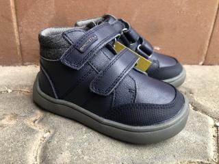 Protetika kožené modely (různé barvy) - dětská celoroční obuv vel.: 21 Atlas navy