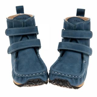 Zeazoo Yeti Blue (Sheepskin) - dětská kožená zimní obuv vel.: 26