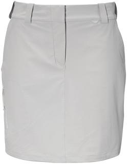 Dámská softshellová sukně Didriksons Liv s šortkami bílo-šedá M/38