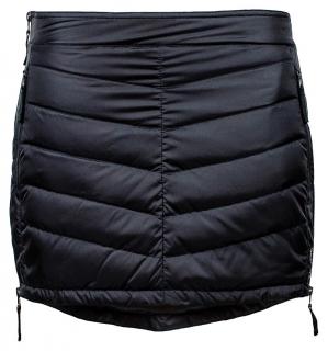 Dámská zimní péřová sukně Down Mini SKHOOP - černá SBALITELNÁ L/40