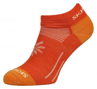 Dámské Merino ponožky Mini SKHOOP spicy orange 40-42