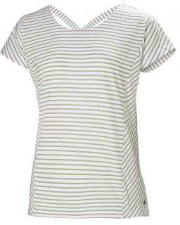 Dámské triko Helly Hansen krátký rukáv Siren T-Shirt fallen rock stripe M/38