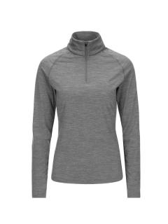 Dámský funkční polorolák [SN] Base 1/4 Zip quiet shade melange L/40