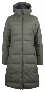 Dámský péřový kabát Long Down SKHOOP - olive S/36