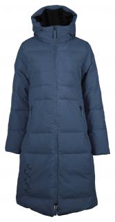 Dámský péřový kabát SKHOOP Long Down Jacket - navy S/36