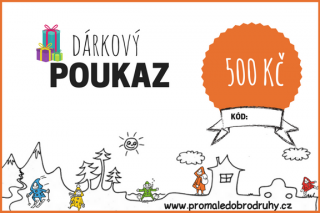 Dárkový poukaz - od 1 Kč... 500 Kč