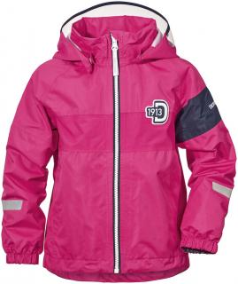 Dětská bunda Didriksons Kalix fuchsia ROSTOUCÍ 110
