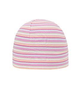 Dětská čepice s UV Döll proužky růžové 53 cm