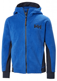 Dětská fleecová bunda Helly Hansen Jr Chill FZ Hoodie - olympian blue 140-146/M/9-10 let