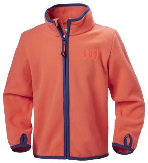 Dětská fleecová mikina Helly Hansen K Daybreaker fleece jacket living coral 104 /4 roky/