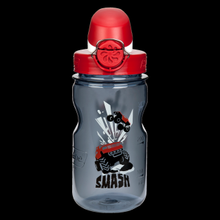 Dětská lahev Nalgene Clear Kids OTF 350 ml - různé gray smash