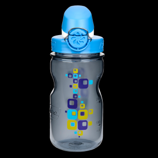 Dětská lahev Nalgene Clear Kids OTF 350 ml - různé gray squares