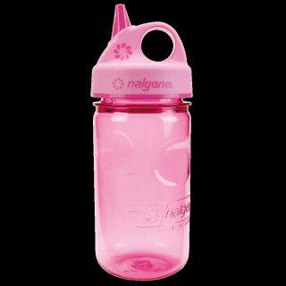 Dětská lahev Nalgene Grip´n Gulp 350 ml Růžová