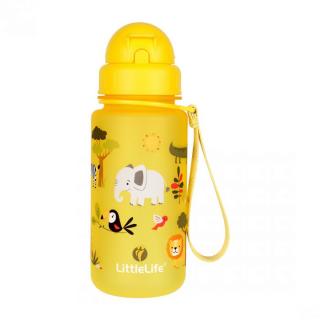 Dětská lahev s brčkem LittleLife Žlutá