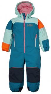 Dětská lyžařská kombinéza Helly Hansen K Rider 2 ins suit blue wave 110 /5 let/