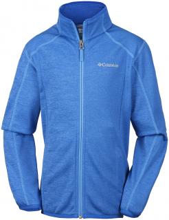 Dětská mikina Columbia Wilderness Way Fleece Jacket modrá 140-146/M/9-10 let