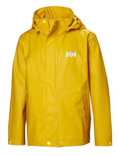Dětská nepromokavá bunda Helly Hansen JR Moss Jacket essential yellow 128-134/S/7-8 let