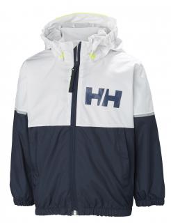 Dětská nepromokavá bunda Helly Hansen K Block It jacket white 128-134/S/7-8 let