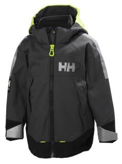 Dětská nepromokavá bunda Helly Hansen K Icon charcoal 104-110/XXS/3-4 roky