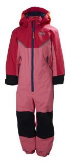 Dětská nepromokavá kombinéza Helly Hansen K Shelter pink carnation 104-110/XXS/3-4 roky