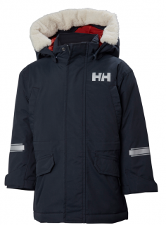 Dětská péřová bunda Helly Hansen K Isfjord down parka - navy 128 /8 let/