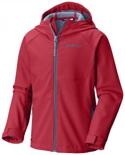 Dětská softshellová bunda Columbia Cascade Ridge 696 Red Spark 104-110/XXS/3-4 roky