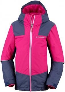 Dětská zimní bunda Columbia Snow More Jacket cactus pink - ROSTOUCÍ 152-158/L/11-12 let