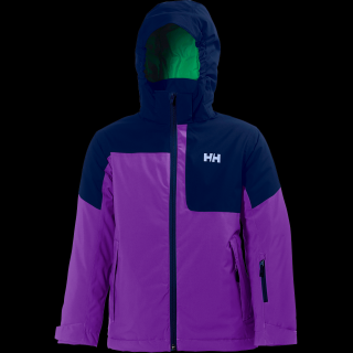 Dětská zimní bunda Helly Hansen jr Rider sunburned purple 128-134/S/7-8 let