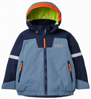 Dětská zimní bunda Helly Hansen K Legend ins jacket blue fog - ROSTOUCÍ 116 /6 let/