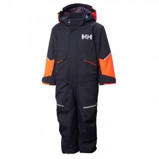 Dětská zimní kombinéza Helly Hansen K Snowfall ins suit - navy ROSTOUCÍ  SKI FREE SKIPAS ZDARMA 110 /5 let/