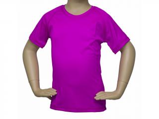 Dětské funkční tričko s krátkým rukávem Fantom s UV orchidej 158 /12-13 let/