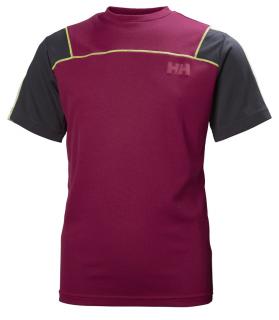 Dětské funkční triko Helly Hansen JR HH Lifa Active Light SS plum 140-146/M/9-10 let