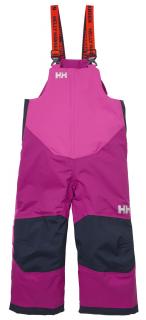 Dětské lyžařské kalhoty Helly Hansen K Rider 2 ins bib festival fuchsia - ROSTOUCÍ 104 /4 roky/