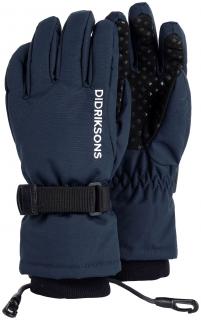 Dětské lyžařské rukavice Didriksons Biggles Five tmavě modré - prstové  model 2019 4-6 let