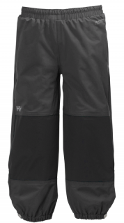 Dětské nepromokavé kalhoty Helly Hansen K Shelter pant - ebony 104 /4 roky/