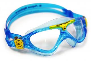Dětské plavecké brýle Aqua Sphere Vista Junior čirý zorník aqua/žlutá