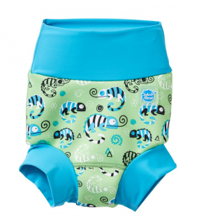 Dětské plenkové plavky SplashAbout Happy Nappy Ještěrka XL
