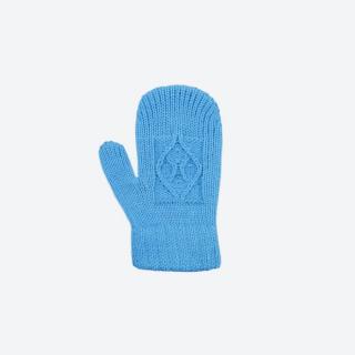 Dětské pletené Merino rukavice Kama RB202 Světle modrá, S