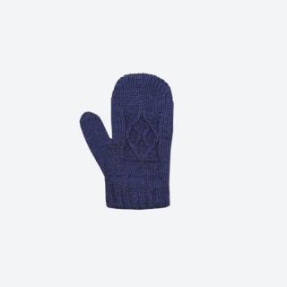 Dětské pletené Merino rukavice Kama RB202 Tmavě modrá, S