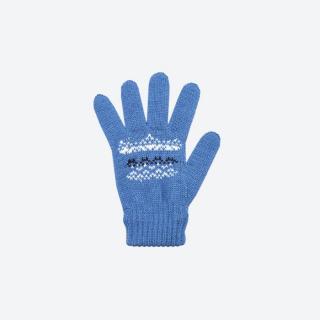 Dětské pletené Merino rukavice Kama RB203 Modrá, XXS