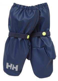 Dětské rukavice do deště Helly Hansen K Bergen Fleece PU Mittens catali blue - zateplené 2 /18-24 měs/