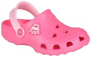 Dětské sandály Coqui Little Frog růžové/světle růžové 32/33