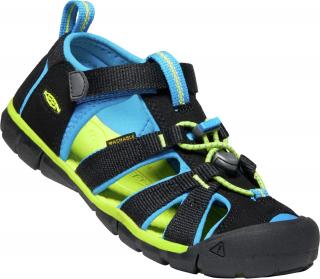 Dětské sandály KEEN Seacamp II CNX black/brilliant blue 38