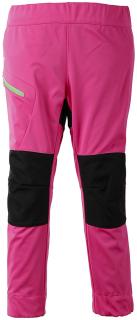 Dětské softshellové kalhoty Didriksons Lovet růžové 120