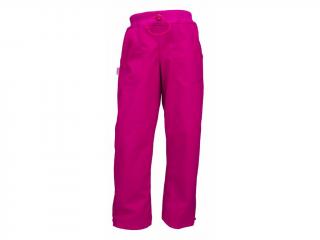 Dětské softshellové kalhoty Fantom do nápletu s fleecem růžové 98 /3 roky/