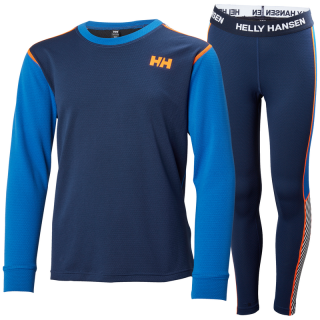 Dětské termoprádlo Helly Hansen JR Lifa Active set - evening blue 140-146/M/9-10 let